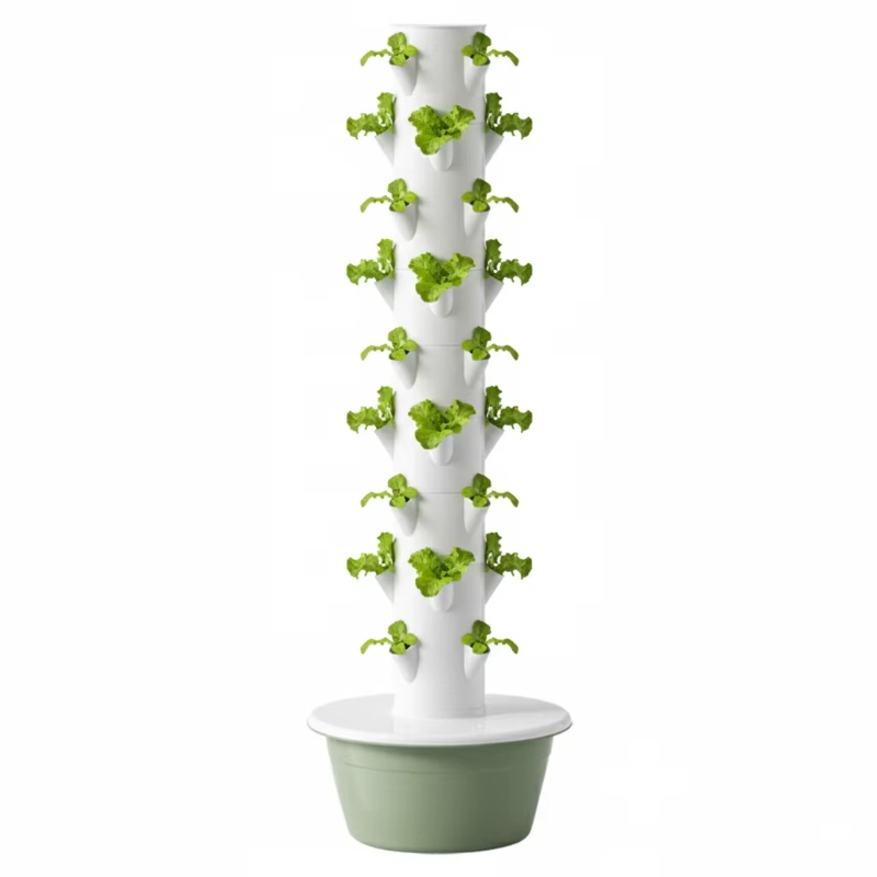 Hydroponic Tower Planter - 9-уровневая гидропонная башня для выращивания растений,