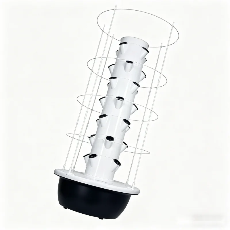 Hydroponic Tower Planter - 5-уровневая вертикальная гидропонная башня Spacetree: умная