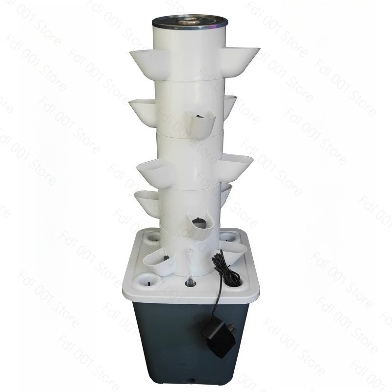 Hydroponic Tower Planter - 6-уровневая вертикальная гидропонная система для выращивания