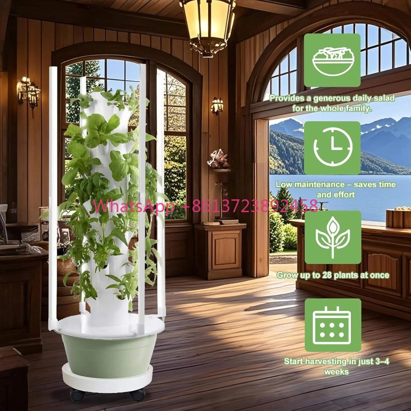 Hydroponic Tower Planter - Гидропонная система для выращивания растений с