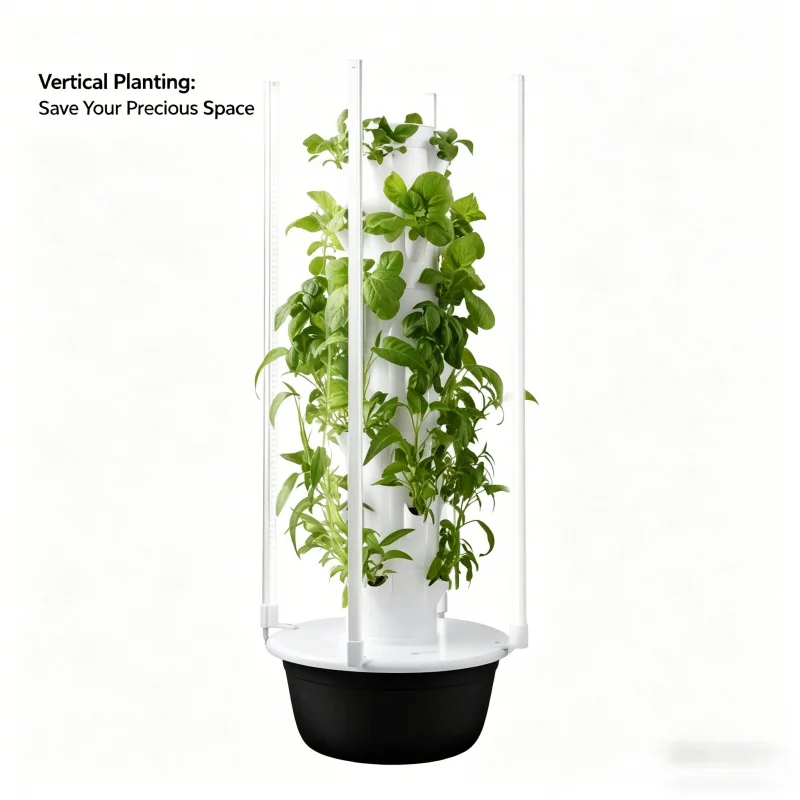 5-уровневая гидропонная башня  – обзор и цена Hydroponic Tower Planter
