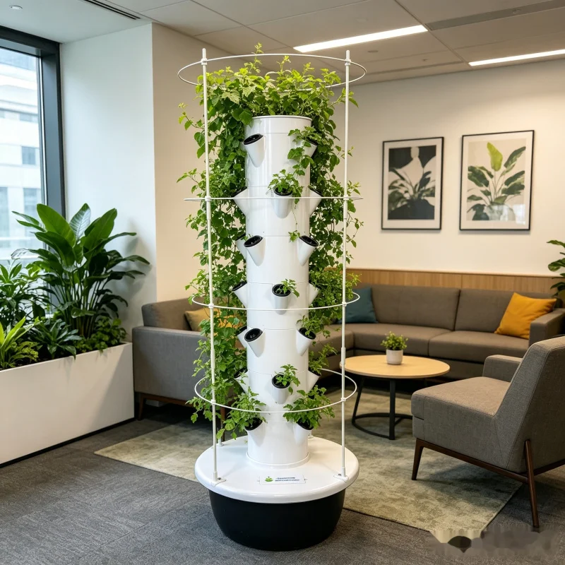 9-уровневая аэропонная гидропо – обзор и цена Hydroponic Tower Planter