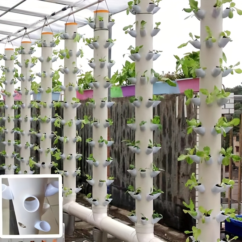 10 компл. гидропонных горшков  – обзор и цена Hydroponic Tower Planter