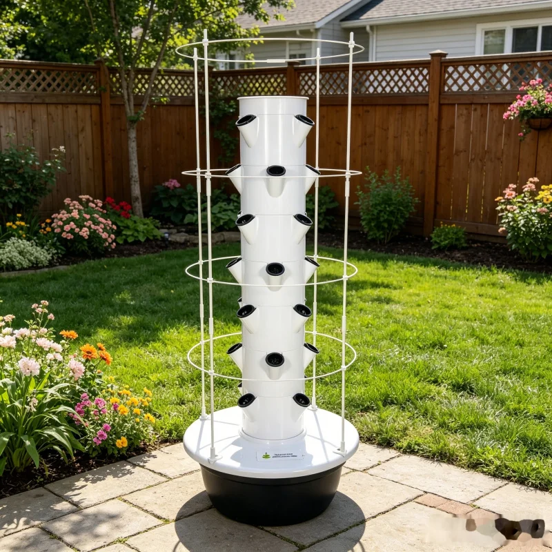 9-уровневая гидропонная систем – обзор и цена Hydroponic Tower Planter